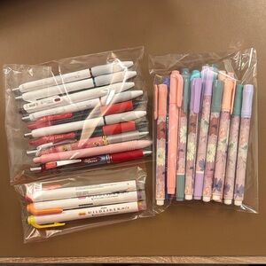 Pen Set - Mildliner Energel Sharpie Erin Condren etc Great for notebooks planner